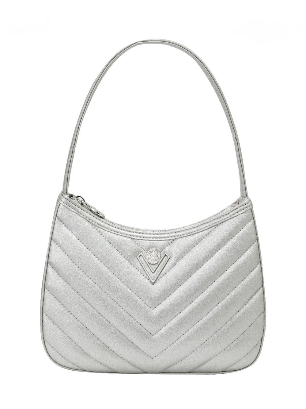 Valentino Orlandi Metallic Quilted Shoulder Bag NWT - Picture 3 of 8